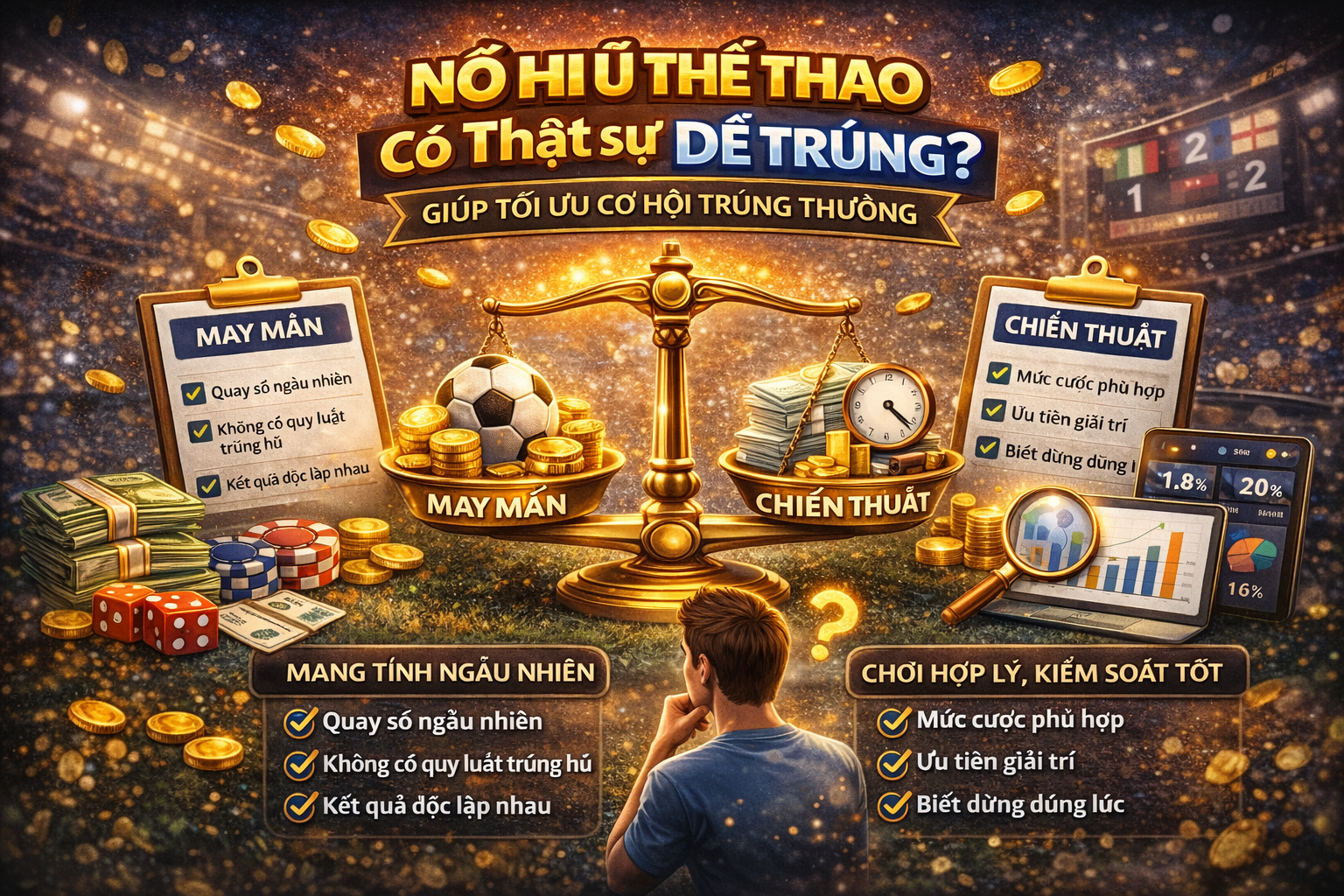 Nổ hũ thể thao: May mắn hay chiến thuật?
