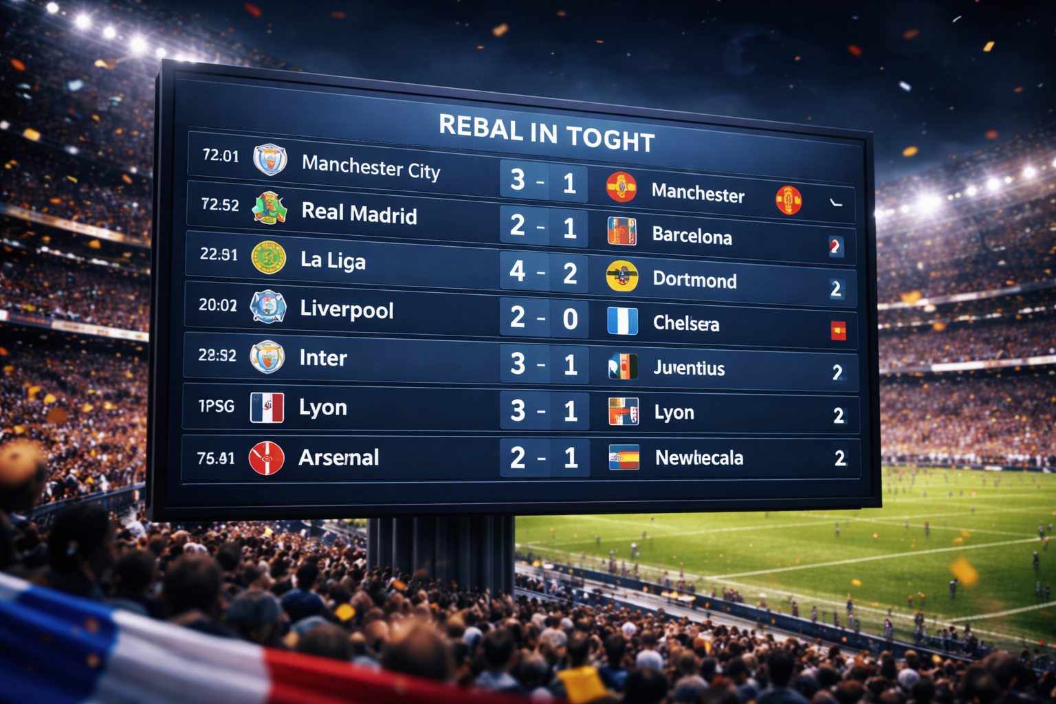 Kết quả bóng đá đêm qua